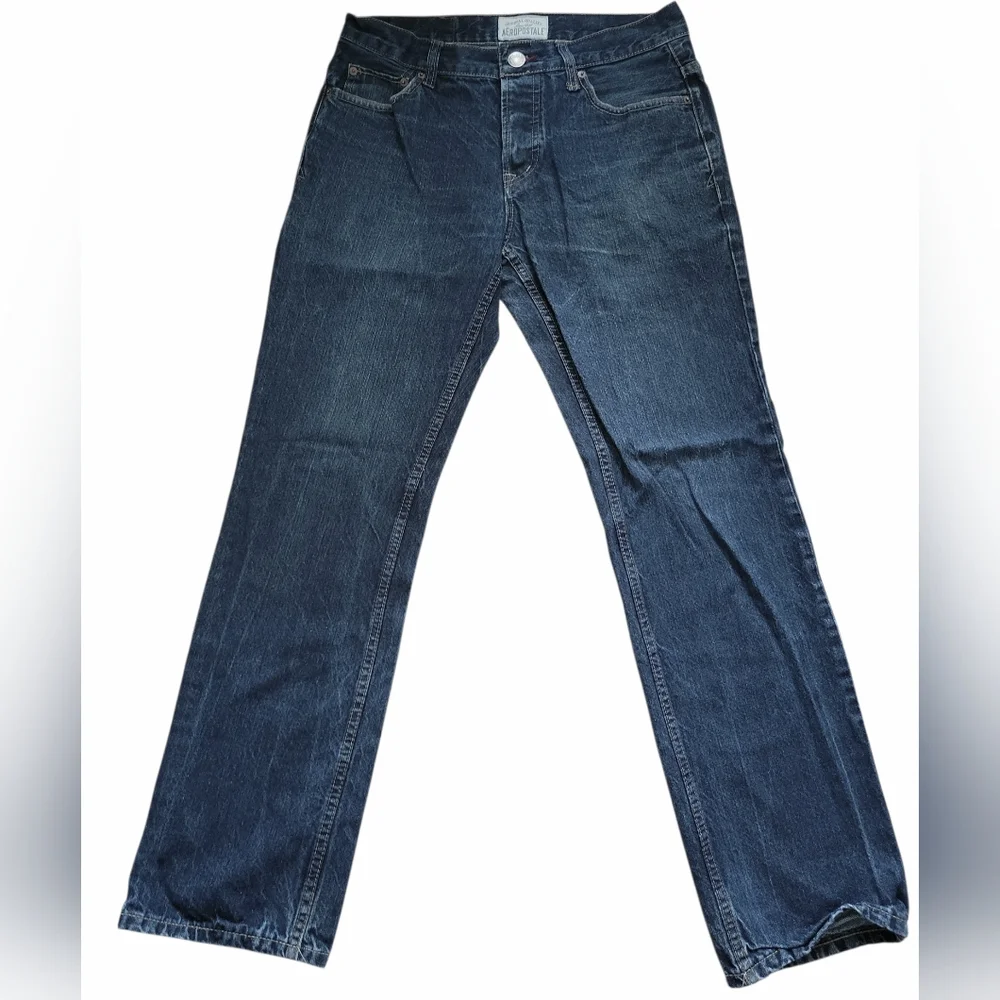 TWO Aeropostale Blue Jeans Sz.31 x 32 Essex STRAIGHT leg